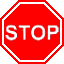 Bouton Stop