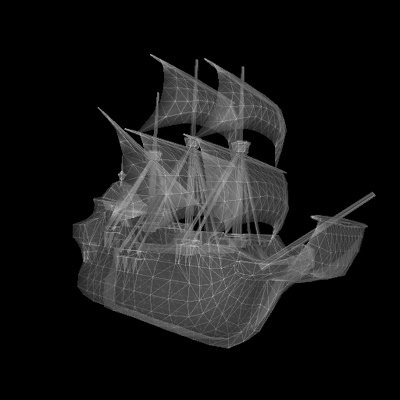 Un gallion en Transparence