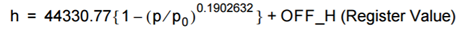 Pressure formula